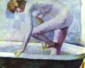 Nude Washing Feet in a Bathtub - 皮耶·勃纳尔